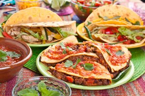 Mexikanische Küche - Tortillas, Tacos und würzige Salsas