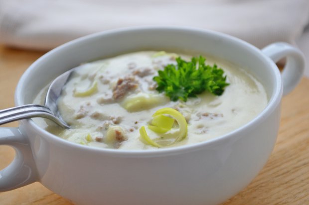 Käse-Lauch Suppe